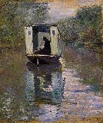 Claude Monet Le Bateau-atelier Germany oil painting artist